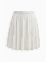 Mini Lenny Tiered Circle Skirt, WHITE, hi-res