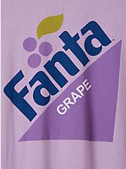 Plus Size Classic Fit Crew Tee - Cotton Grape Fanta Purple, PURPLE, alternate