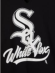 Split Neck Tank - Black MLB Chicago White Sox, DEEP BLACK, alternate