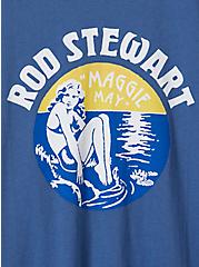 Plus Size Rod Stewart Classic Crew - Cotton Maggie May Blue, BLUE, alternate
