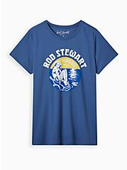 Rod Stewart Classic Crew - Cotton Maggie May Blue, BLUE, hi-res