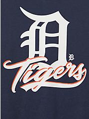 Plus Size Split Neck Tank - Coton MLB Detroit Tigers, PEACOAT, alternate