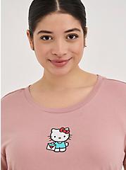 Hello Kitty Babydoll Top - Pink, DUSTY ROSE, alternate