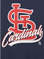 Split Neck Tank - Cotton MLB St. Louis Cardinals Navy, PEACOAT, alternate