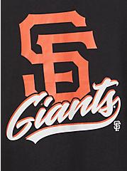 Plus Size Split Neck Tank - Cotton MLB San Francisco Giants Black, DEEP BLACK, alternate