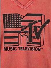 MTV V-Neck Tank - Cotton Wash Red, JESTER RED, alternate