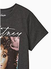Whitney Houston Classic Fit Crew Tee - Cotton Grey, GREY, alternate