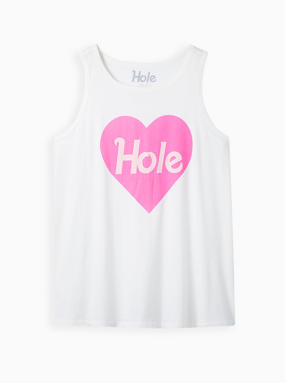 Hole Classic Fit Crew Tank - Cotton Heart Ivory, MARSHMALLOW, hi-res