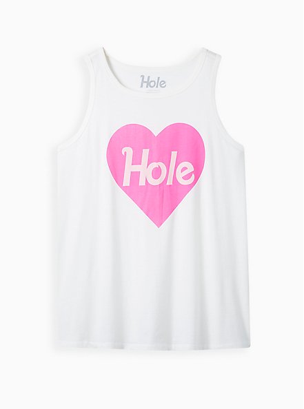 Hole Classic Fit Crew Tank - Cotton Heart Ivory, MARSHMALLOW, hi-res