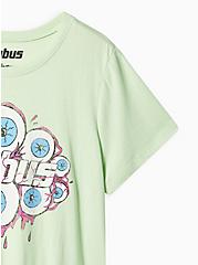 Plus Size Incubus Classic Fit Crew Top - Cotton Light Green , LIGHT GREEN, alternate