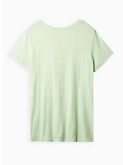 Plus Size Incubus Classic Fit Crew Top - Cotton Light Green , LIGHT GREEN, alternate