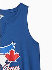 Split Neck Tank - Cotton MLB Toronto Blue Jays Blue, BLUE, alternate
