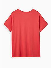 Relaxed Fit Tee - Signature Jersey Pink, PINK, alternate