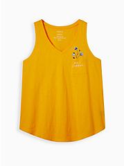 Pocket Tank - Signature Jersey Wish Yellow, YELLOW, hi-res