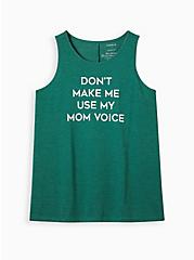 Everyday Tank - Signature Jersey Mom Voice Green, GREEN, hi-res