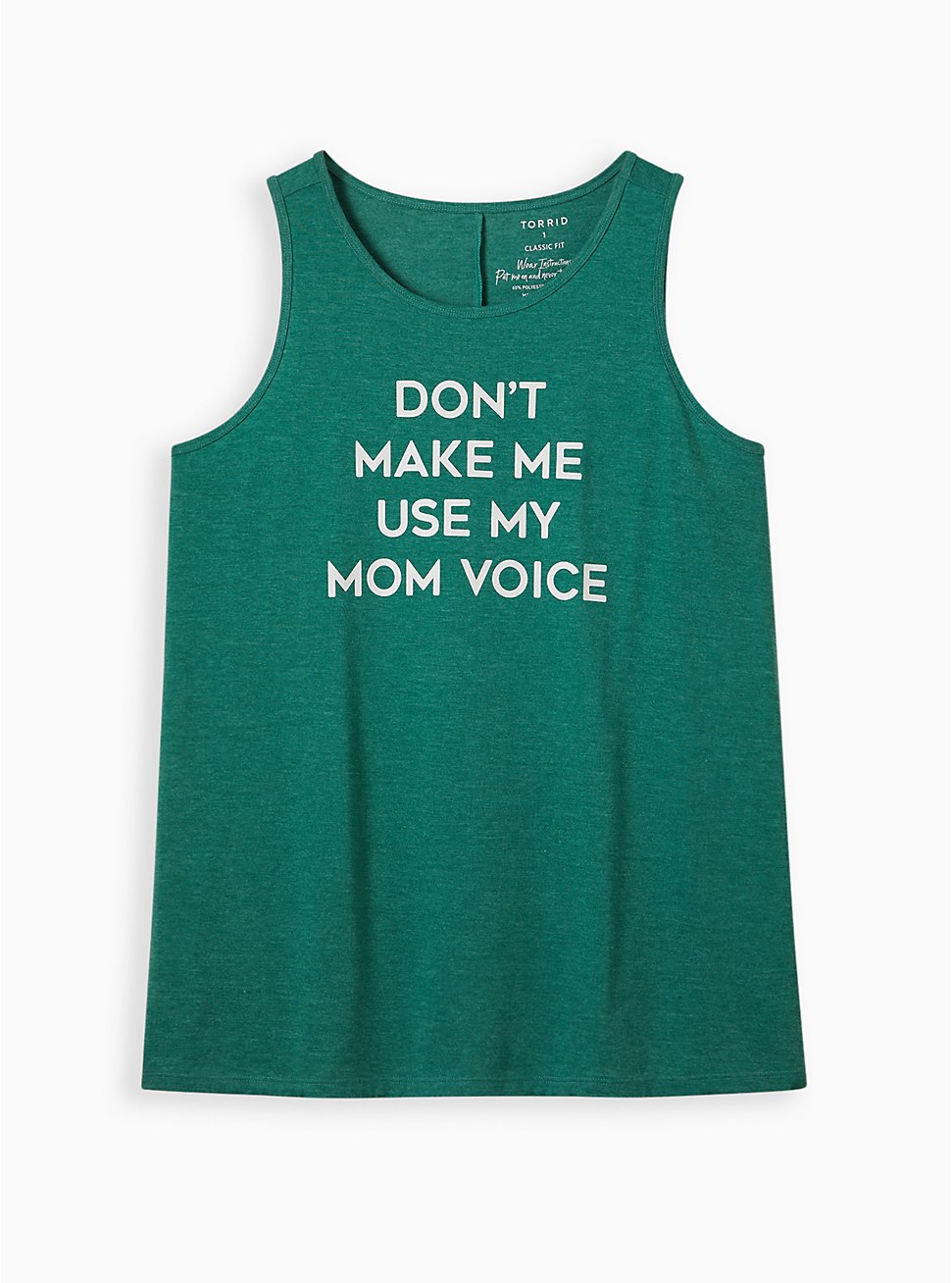 Everyday Tank - Signature Jersey Mom Voice Green, GREEN, hi-res
