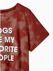 Plus Size Everyday Tee - Signature Jersey Dogs Tie-Dye Rust, TIE DYE, alternate