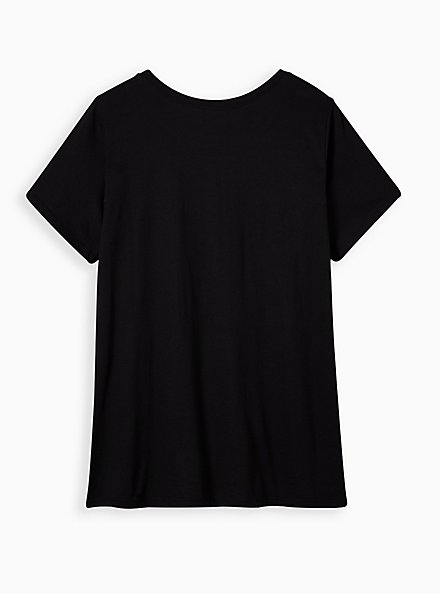 Plus Size Everyday Embroidered Tee - Signature Jersey Black, DEEP BLACK, alternate