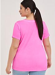 Plus Size Perfect Tee - Super Soft Pink Wash, PINK, alternate