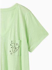 Plus Size Pocket Tee - Heritage Slub Mermaid Green, PARADISE GREEN, alternate