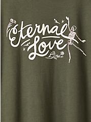 Everyday Tee - Signature Jersey Eternal Love Olive, DEEP DEPTHS, alternate