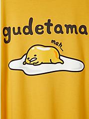 Plus Size Gudetama Classic Fit Crew Tee - Cotton Yellow, GOLDEN YELLOW, alternate