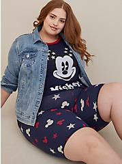 Disney Mickey Mouse Bike Shorts - Ears & Stars Blue, MULTI, alternate