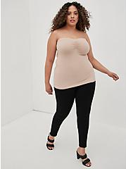 Plus Size Tube Top - Foxy Taupe, TAUPE, alternate