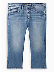 Plus Size Crop Stovepipe Straight Classic Denim High-Rise Jean, ATTABOY, hi-res