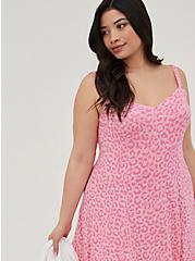 Plus Size Tank Mini Dress - Super Soft Leopard Pink, LEOPARD - PINK, alternate