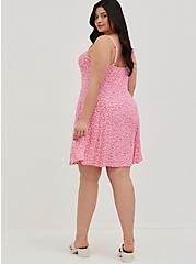 Plus Size Tank Mini Dress - Super Soft Leopard Pink, LEOPARD - PINK, alternate
