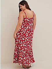 Tiered Maxi Dress - Super Soft Floral Red, FLORALS-RED, alternate