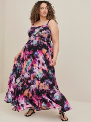 Plus Size - Maxi Lenny Tiered Dress - Torrid