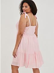 Pinafore Mini Dress - Pink, ROSE SHADOW, alternate