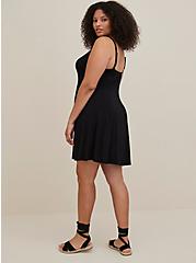 Plus Size Tank Mini Dress - Super Soft Black, BLACK, alternate