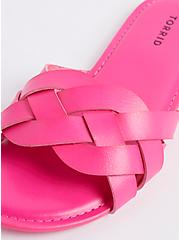 Plus Size Braided Slide - Hot Pink (WW), PINK, alternate