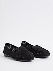 Perforated Loafer (WW), BLACK, hi-res