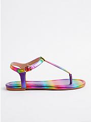 Always Proud T-Strap Sandal - Metallic Rainbow (WW), RAINBOW, alternate