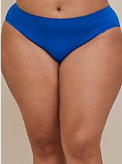 Seamless Smooth Mid-Rise Bikini Panty, NAUTICAL BLUE BLUE, alternate