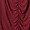 Knit Rib Cinched Front High Neck Top, BURGUNDY, swatch
