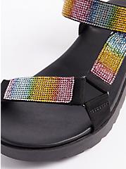 Plus Size Velcro Strap Sandal (WW), RAINBOW, alternate