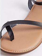 Toe Ring Sandal - Black (WW), COGNAC, alternate