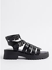 Chunky Gladiator Sandal (WW), BLACK, alternate