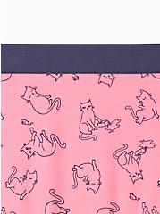 Plus Size Boyshort Panty - Cats Pink, UNIMPRESSED CATS PINK, alternate