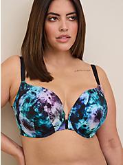 T-Shirt Push-Up Smooth Front Close 360° Back Smoothing™ Bra, MOON TIE DYE, hi-res
