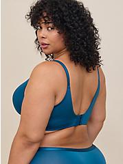 Wire-Free Plunge Lightly Lined Smooth 360° Back Smoothing™ Bra, LEGION BLUE, alternate