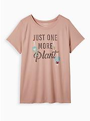 Plus Size Everyday Tee - Signature Jersey Plant Pink, DUSTY QUARTZ, hi-res