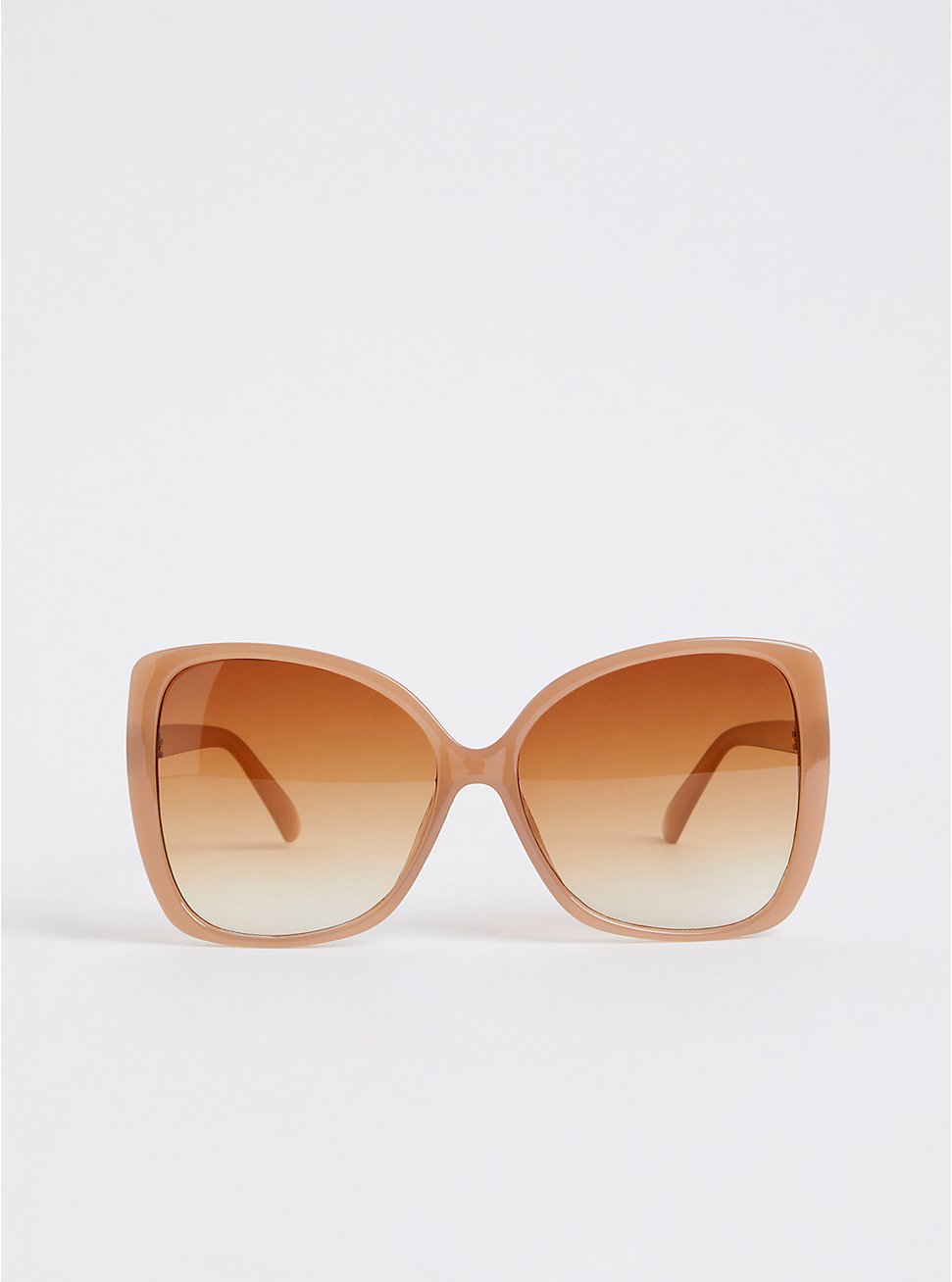 Oversized Square Sunglasses - Blush Lens , , hi-res