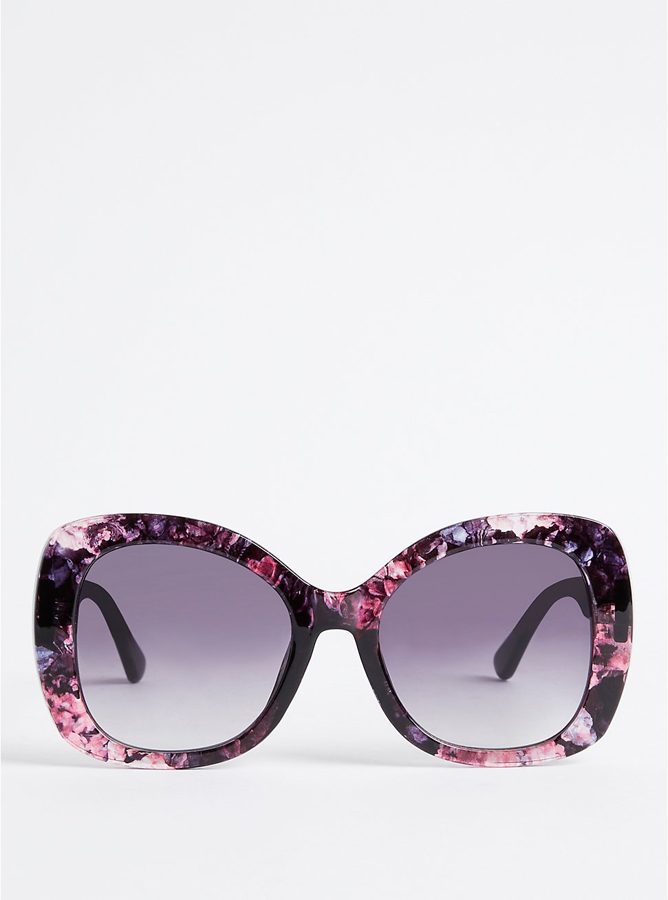 Oversized Rectangle Sunglasses - Smoke Lens, , hi-res
