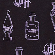 Plus Size Harry Potter Hipster Panty - Cotton Potions Black, MULTI, swatch